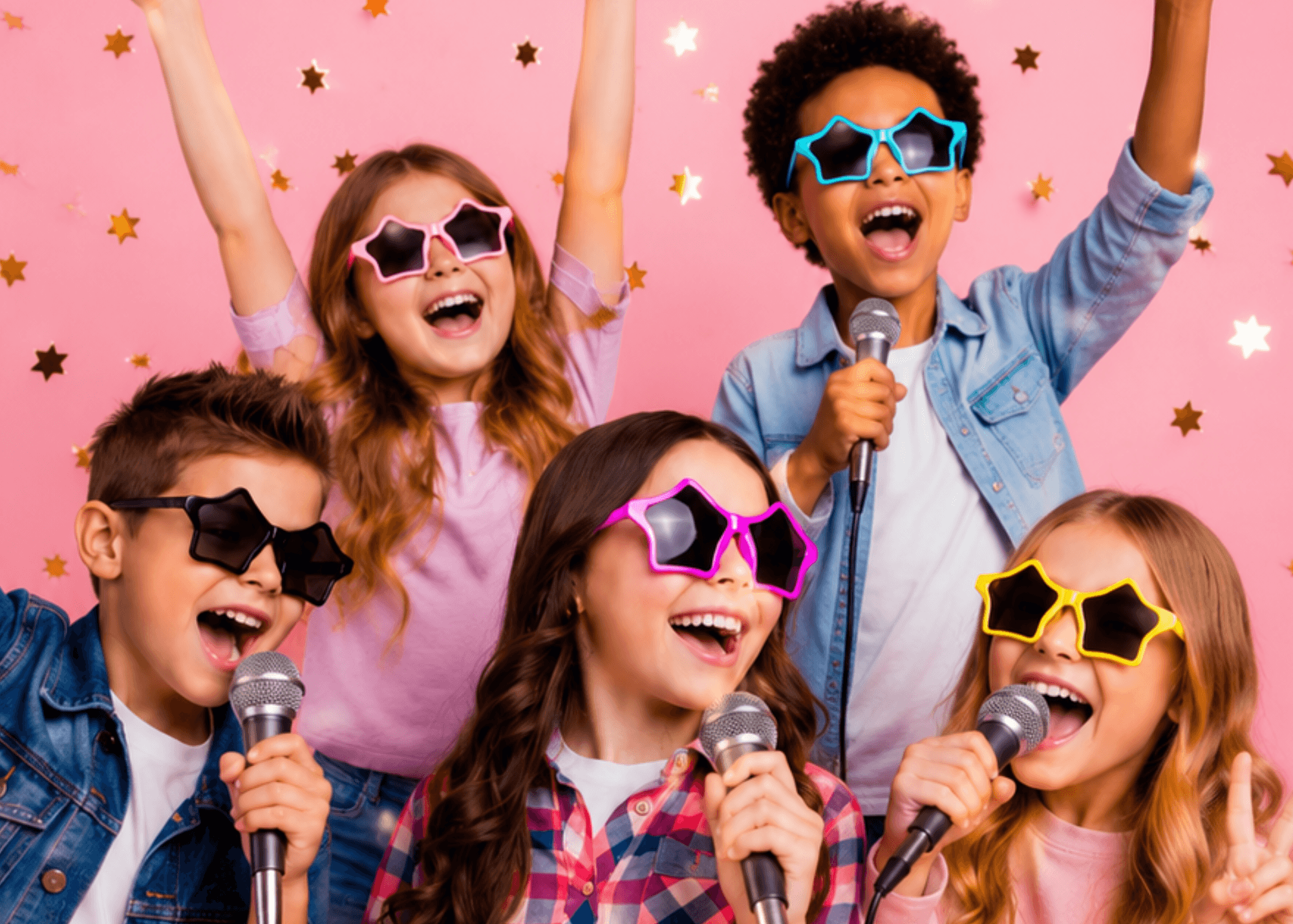 Kids in sunglasses